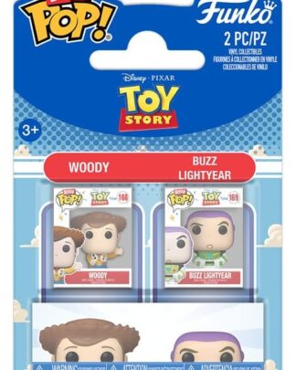 Toy Story POP! Vinyl Figuren 2er-Pack Woody & Buzz Lightyear 2 cm