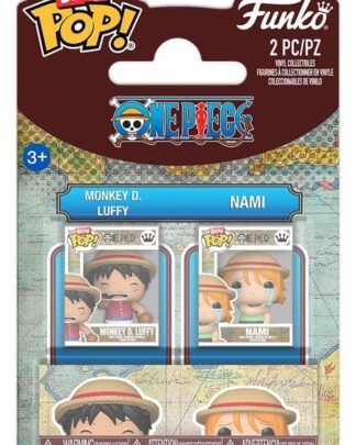 One Piece POP! Vinyl Figuren 2er-Pack Monkey D. Luffy & Nami 2 cm