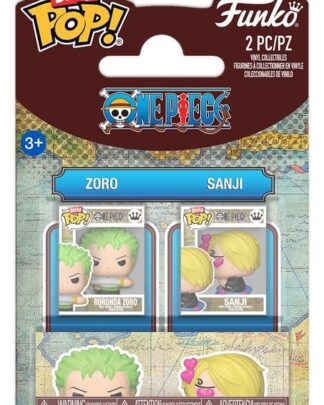 One Piece POP! Vinyl Figuren 2er-Pack Zoro & Sanji 2 cm