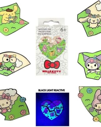 Sanrio by Loungefly Ansteck-Pins Blind Box Hello Kitty & Friends Flower Crown Puzzle Display (12)