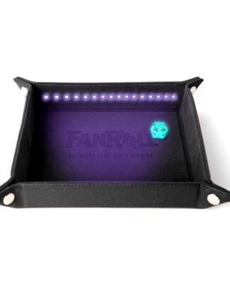 FanRoll Shadowlight Faltbarer Blacklight Würfelteller Black