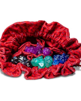 Dragon Storm Würfelbeutel mit Fächern Red Dragon Scales