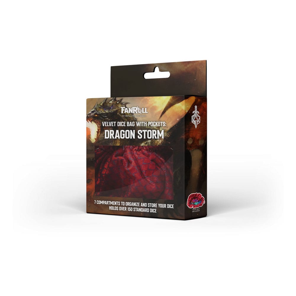Dragon Storm Würfelbeutel mit Fächern Red Dragon Scales – Bild 2