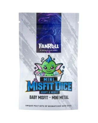 Misfit Adopt a Misfit Mini Würfel Set Blind Bag Display Baby Misfit - Mini Metal Sortiment (12)