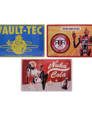 Fallout Blechschilder 3er Set Brands