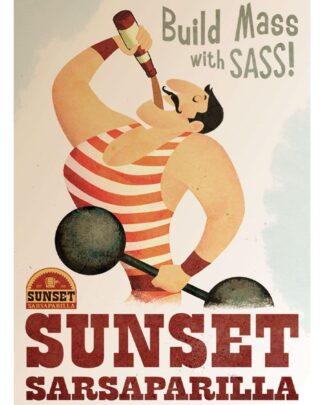 Fallout Kunstdruck Sunset Sarsaparilla Limited Edition 42 x 30 cm