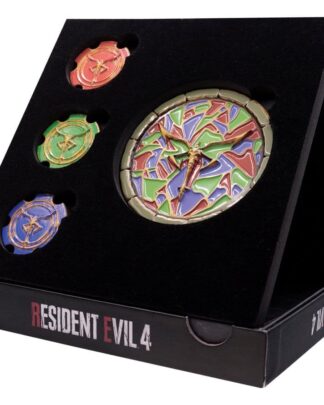 Resident Evil 4 Replik Church Puzzle Medallion Set