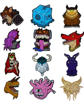 Dungeons & Dragons Ansteck-Pins Display 50th Anniversary Mystery Pin Badge (12)