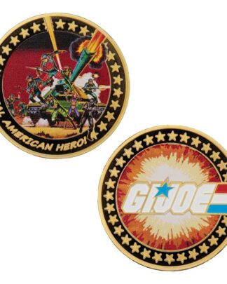 G.I. Joe Sammelmünze A Real American Hero 60th Anniversary 24k Gold Plated Limited Edition