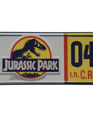 Jurassic Park Replik 1/1 Dennis Nedry Nummernschild