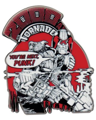 2000 AD Ansteck-Pin Judge Dredd You're Next Punk Limited Edition