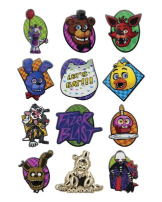 Five Nights at Freddy´s Ansteck-Pins Display Mystery Pin Badge (12)