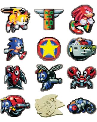Sonic The Hedgehog Mystery Ansteck-Pins Blind Box Display (12)