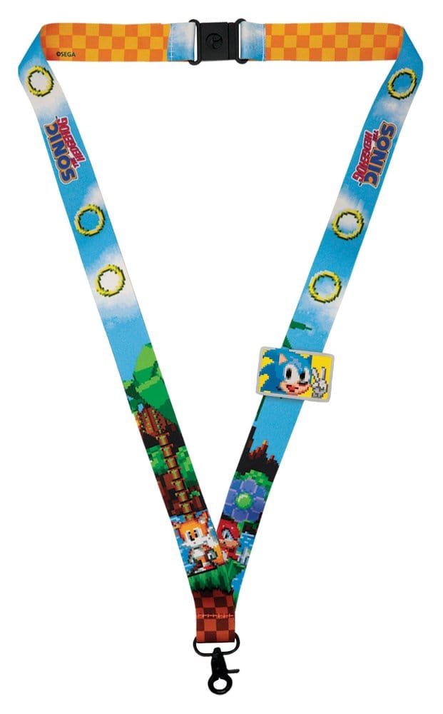 Sonic The Hedgehog Schlüsselband & Ansteck-Pin Set – Bild 2