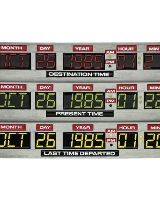 Zurück in die Zukunft Metallbarren 40th Anniversary Time Circuits Limited Edition