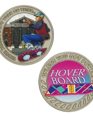 Zurück in die Zukunft Sammelmünze Hoverboard Limited Edition