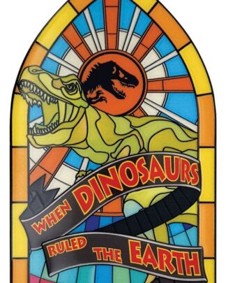 Jurassic Park Metallbarren Stained Glass Style Metal 11 cm