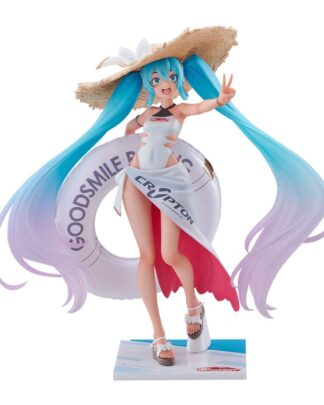 Hatsune Miku GT Project Tenitol PVC Statue Racing Miku 2024: Tropical Ver. 21 cm