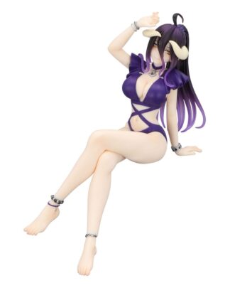 Overlord Noodle Stopper PVC Statue Albedo Swimsuit Dark Purple Color Ver. 16 cm