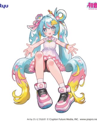 Hatsune Miku Noodle Stopper PVC Statue Hatsune Miku 10th Anniversary 14 cm