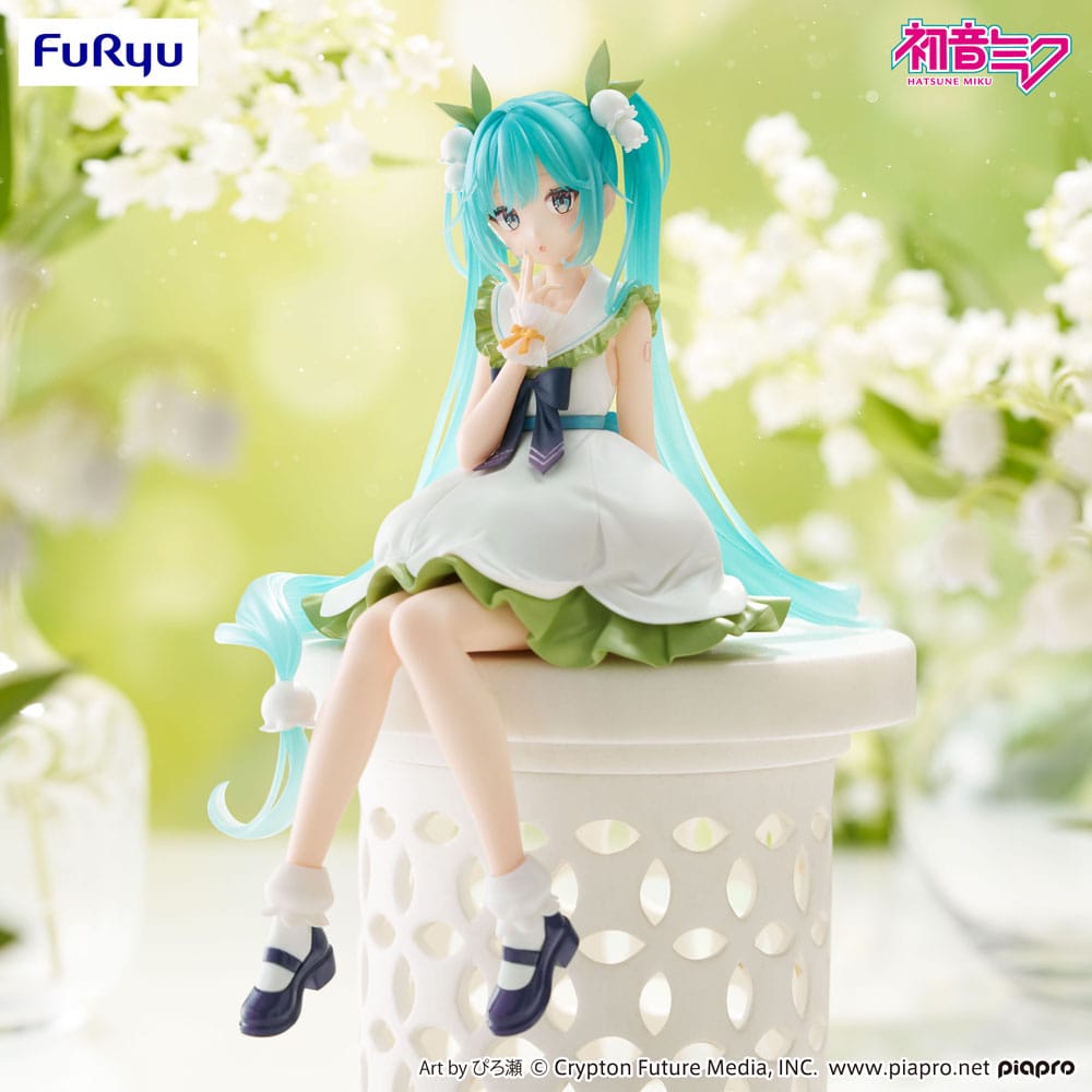 Hatsune Miku Noodle Stopper PVC Statue Flower Fairy Lily of the Valley 14 cm – Bild 6