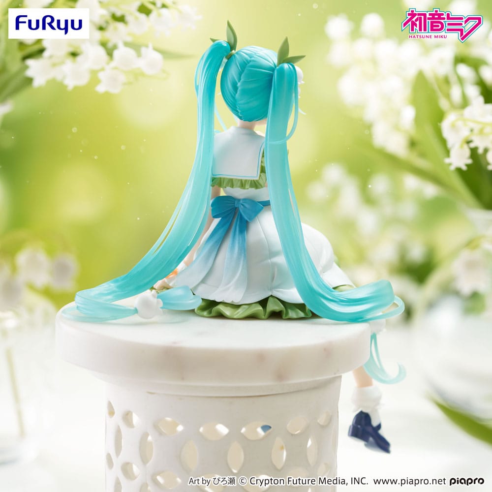 Hatsune Miku Noodle Stopper PVC Statue Flower Fairy Lily of the Valley 14 cm – Bild 7