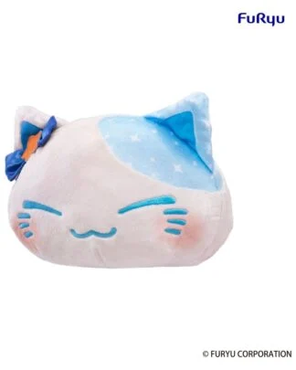 Nemuneko Cat Big Plush Plüschfigur Blue 35 cm