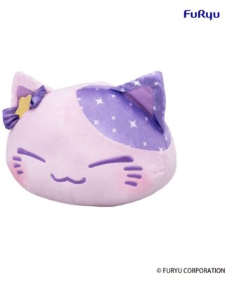 Nemuneko Cat Big Plush Plüschfigur Purple 35 cm