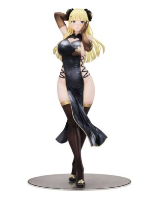 Original Character Statue 1/7 China Girl Black Ver. Illustrated by Oekakizuki 20 cm