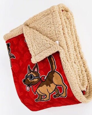 Fallout Flanell-Fleecedecke Dogmeat 137 x 178 cm