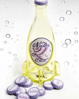 Fallout Botlle Series Glass Bottle & Cap Nuka Quartz