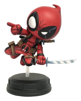 Marvel Animated Statue Deadpool (Jumping) 18 cm