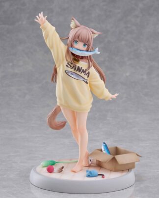 My Cat Is a Kawaii Girl Statue 1/6 Kinako Play With Ver. AmiAmi Limited Edition 21 cm