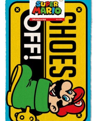 Super Mario Fußmatte Shoes Off 40 x 60 cm