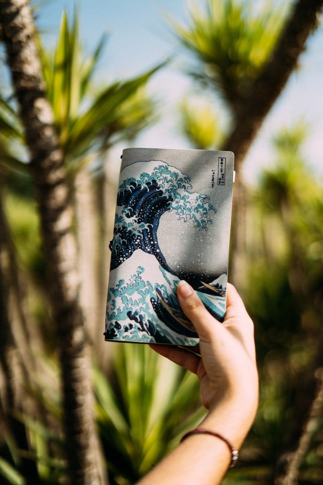 Hokusai Reisetagebuch Die große Welle vor Kanagawa 20 cm – Bild 6