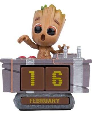 Marvel 3D Ewiger Kalender Groot Death Button 12 cm