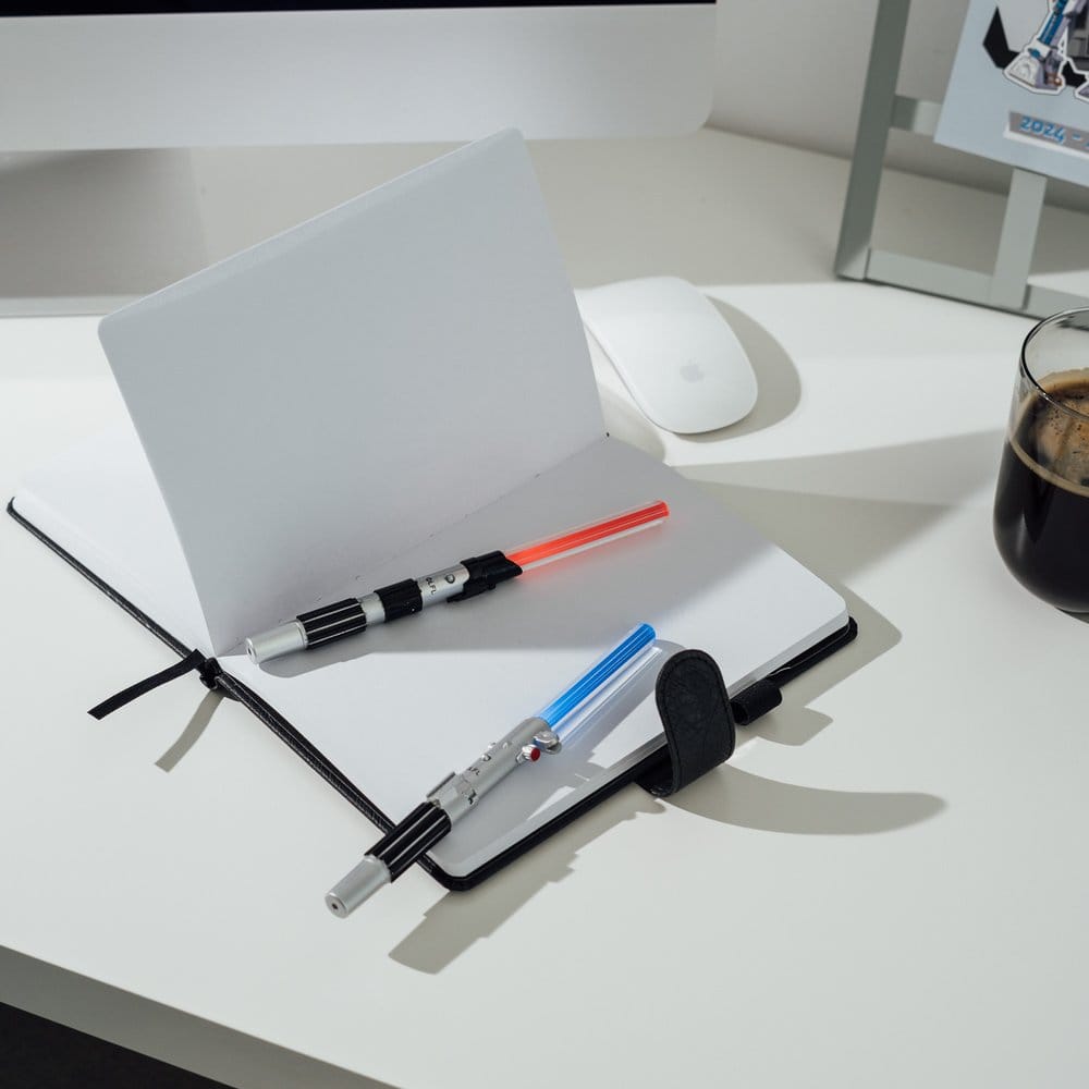 Star Wars Set mit 2 Lichtschwert-Stiften Luke Skywalker & Darth Vader – Bild 7