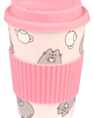 Pusheen Keramikbecher mit Deckel 400 ml