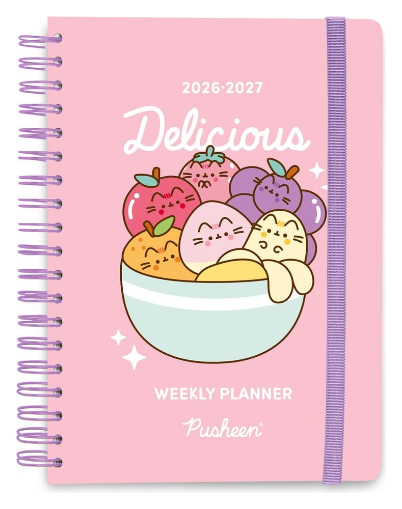 Pusheen Terminkalender Wochenplaner 2026/2027 Fruits A5