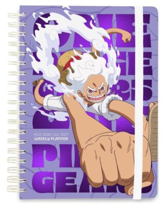 One Piece Terminkalender Wochenplaner 2026/2027 Gear 5 A5