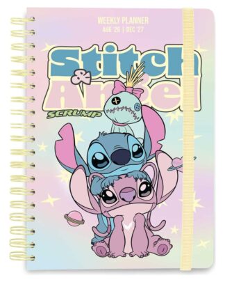 Disney Terminkalender Wochenplaner  2026/2027 Stitch and Angel A5