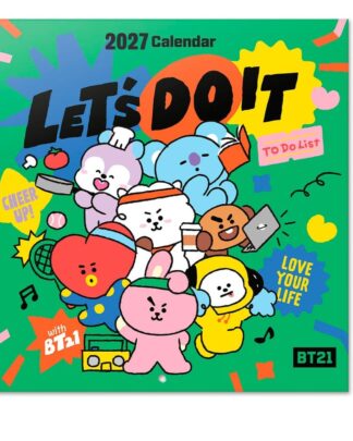 BT21 Wandkalender 2027 30 x 30 cm