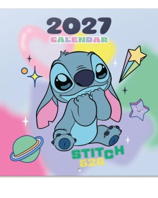 Disney Stitch Wandkalender 2027 30 x 30 cm