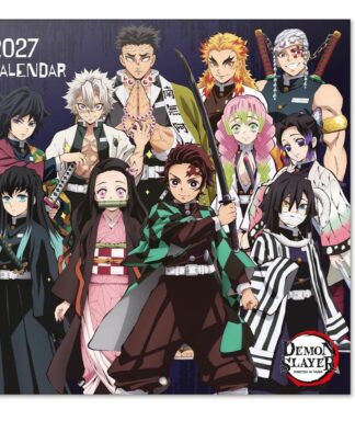Demon Slayer Wandkalender 2027 30 x 30 cm