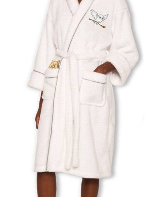 Harry Potter Girlie Fleece-Bademantel Hedwig