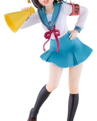 The Melancholy of Haruhi Suzumiya Pop Up Parade PVC Figure Haruhi Suzumiya L Size 22 cm