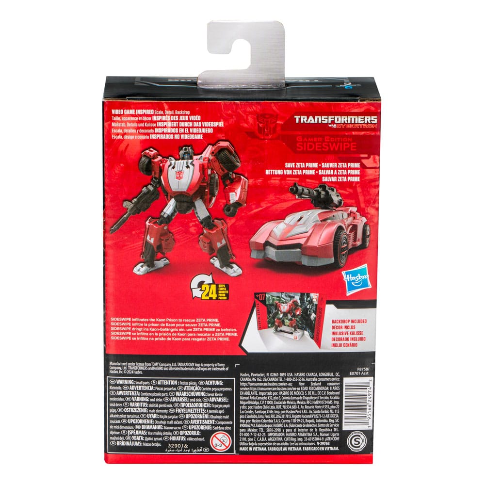 Transformers: War for Cybertron Studio Series Deluxe Class Actionfigur Gamer Edition Sideswipe 11 cm – Bild 9