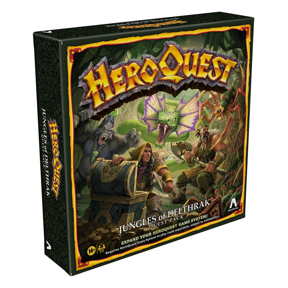HeroQuest Brettspiel-Erweiterung Jungles of Delthrak Abenteuerpack *Englische Version*