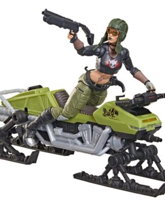 G.I. Joe Classified Series Actionfigur und Fahrzeugset #194 Zanya und Dreadnok Chameleon (Swamp Skier) 15 cm