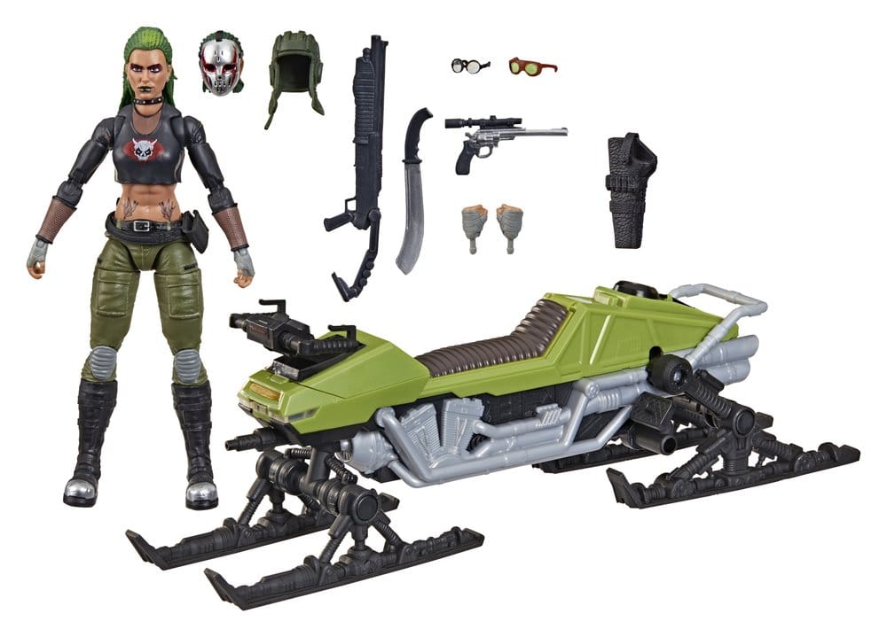 G.I. Joe Classified Series Actionfigur und Fahrzeugset #194 Zanya und Dreadnok Chameleon (Swamp Skier) 15 cm – Bild 4
